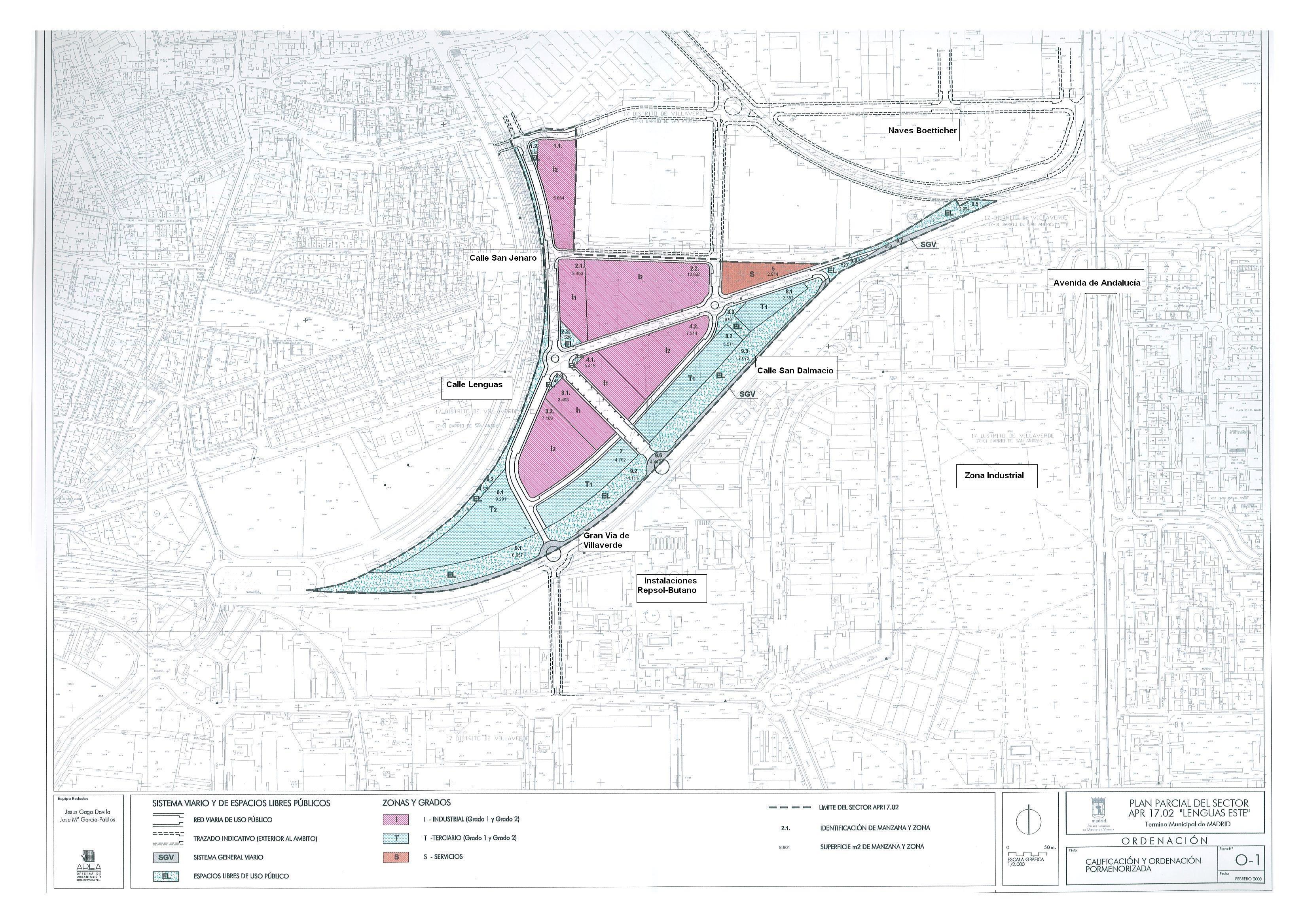 Planos del nuevo &aacute;rea